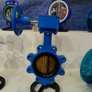 High Temp Butterfly Valve for Oil Industry With Stainless Disc ANSI150 thumbnail-2