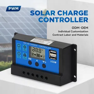 Lanto Controller Factory PWM Solar Charge Controller 12V 24V AUTO For Solar Home System thumbnail-3