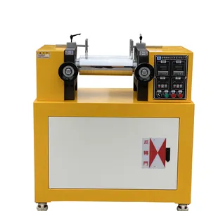 Compact Laboratory Two Roll Mixing Mill for PE PP Polymer Material Mixing and Testing thumbnail-5