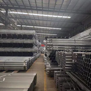 Hot Dip Galvanized Steel Pipe , GI Steel Pipe Pre Galvanized Steel Pipe Galvanized Tube for Construction thumbnail-5