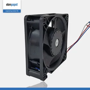 DV4114/2N DC Electric Duct Axial Fan Ball Aluminum Housing Grounding Lug 24V 20.5W 280m/h Low Noise Black CCC/CE/ISO for Air thumbnail-3