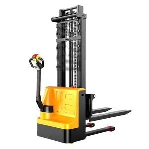 1.5T 3 Ton Electric Powered Pallet Stacker Walking Type Electronal Stacker Full Electric Pallet Stacker thumbnail-1