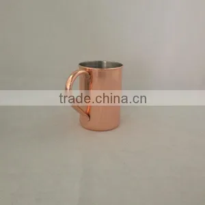 Moscow Mule 100% Pure Copper Mug 16 Ounce With Wooden Gift Box thumbnail-2