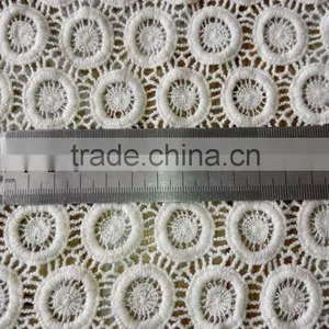 2016 Spot Supplies Embroidery Cotton Lace Fabric Full Whole Lace and Free Sample thumbnail-4