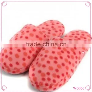 Dot Pattern Cute Teenagers Girls Bedroom Slippers Autumn and Winter to Keep Warm Slippers thumbnail-1