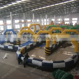 Popular Sale ATV Cars Race Track Inflatable Track thumbnail-1