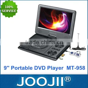 Hot SELLing 9 Inch Portable DVD Player With TV Tuner and Radio Support FM USB SD thumbnail-1