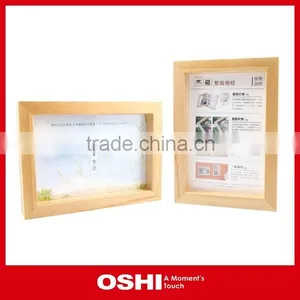 2 in 1 Special Solid Pine Wood Picture Frame, Wooden Photo Frame thumbnail-1