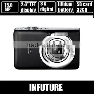 2016 Popular 2.4'' LCD Digital Video Camera Unique 15.0MP 8X Digital Zoom With Rechargeable Lithium Battery DC-E10 thumbnail-1