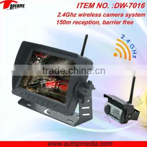 DW-7016-2 7inch Digital Signal Wireless Backup/rear View Camera System With Strong/stable Signal thumbnail-1