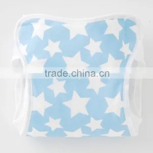 Made in Japan Products High Quality Cute Polka Dot and Star Pattern Baby Cloth Diaper Cover for Boys thumbnail-4