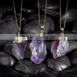 Popular Colorful Natural Crystal Necklace thumbnail-2