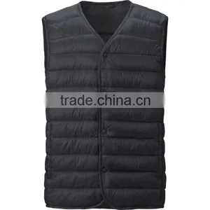 Winter v Neck Style Wholesale 100% Polyester Winter Man Vest Custom thumbnail-1
