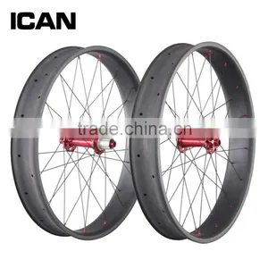 UD-matt Carbon Fat Bike Wheelset Disc Brake Carbon Bike Wheelset Chinese FW90 thumbnail-1
