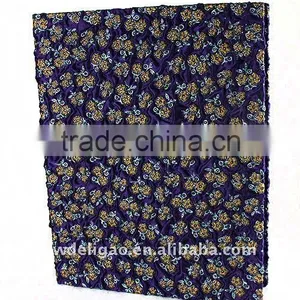 Color Crepe Flower Pattern Cloth Wrapping Ring Binder Desktop File Folder for Office Stationery Cardboard thumbnail-1