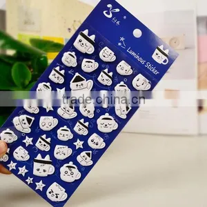 Children Cute Puffy Stickers Custom Puffy Stickers Kids Cute Puffy Stickers thumbnail-2
