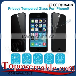 Tempered Glass Anti-Spy Screen Protector For Iphone 5 thumbnail-2