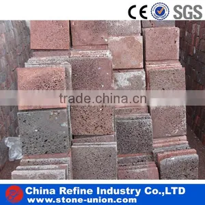Red Lava Lock Tile Natural Stone thumbnail-1