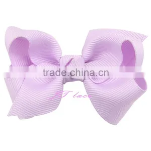 Lavender Shabby Satin Ribbon Hair Bow- Garment Bow Accessories- Shoes Bow Decorate- Lady's Bow Accessories thumbnail-1