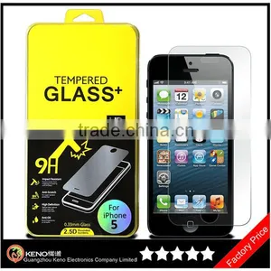 Keno 2016 New Popular Tempered Glass Screen Protector For IPhone 5 / IPhone 5S Screen Protector thumbnail-1
