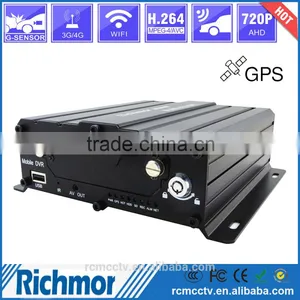 1080P Dual Camera With 8CH HDD Hiden Camera Mobile DVR With GPS Tracking System thumbnail-1