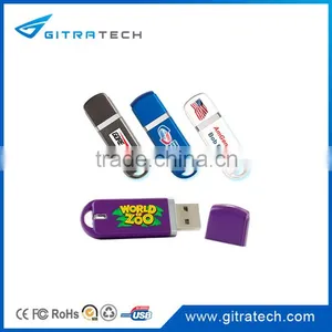 Plastic Case USB Flash Drive 3.0 64GB With Custom Logo and Fast Write and Read Speed Grade A Chips Quality Choice thumbnail-2