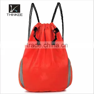 Drawstring Bag Solid Oxford Nylon Outdoor Sports Drawstring Bag thumbnail-5