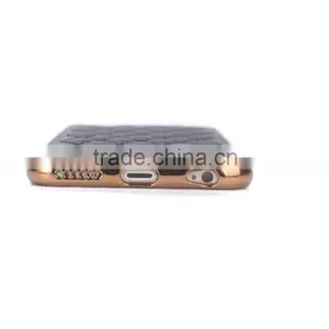 Factory Supply Soft TPU Golden Electroplating Back Cover for Iphone6s thumbnail-4