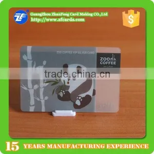 High Quality Clear Plastic Business Card With Mag Panel thumbnail-1