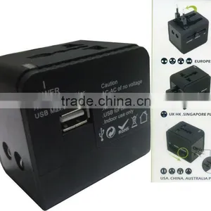 Multiple Portable Universal Travel Charger/adaptor/adapter With USB Output 5VDC2.1A thumbnail-1
