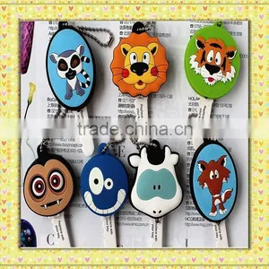 Decorative Simple Personalized Cute Pvc Novel Key Head Cover thumbnail-1