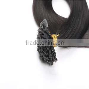 Best Quality u Tip Keratin Pre Bonded Hair Extension,pre-bonded Remy Hair Extension U Tip thumbnail-1