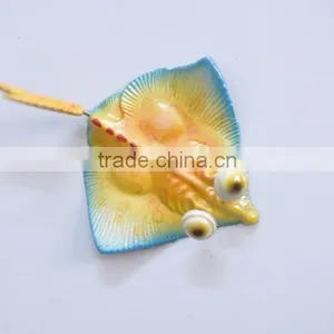 5 Inch Pearl Powder Surface Butterfish Decoration Plastic Fridge Magnet thumbnail-4