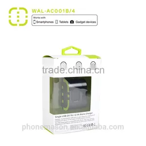 Latest Walnut 2.1A Mobile Phone USB Main Charger for Smartphone thumbnail-6