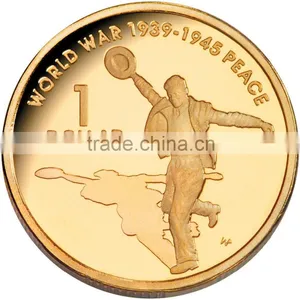 Cheap Metal Souvenir Custom Gold Coin thumbnail-3