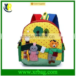 New 2014 Fashion Cute Kids Animal Plush Backpacks thumbnail-1
