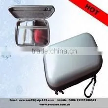 Silver Waterproof PU Case for Digital Camera and Accessories thumbnail-2