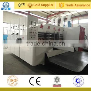 Good Quality Corrugated Box Printing Slotter Die Cutter With Stacker Machine thumbnail-1