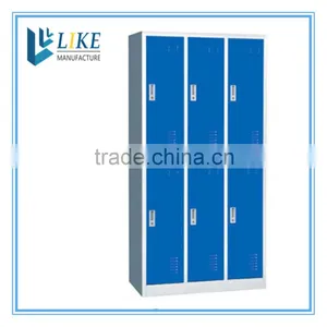 Changing Room Locker 6 Door Steel Locker Wardrobe thumbnail-1