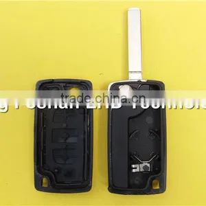 3 Button Flip Key Remote Case Fob Shell for Citroen C4 C5 C6 C8 Xsara Picasso Car Master Key thumbnail-5