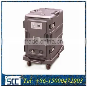116liter Electrical Heated Trolleys, Hot Food Warming Cabinet for Delivering Meals thumbnail-3