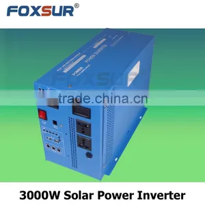 Foxsur 3000W 12V dc to 230V AC Manufacturer for House/solar System/car Pure Sine Wave Inverter With Controller thumbnail-2