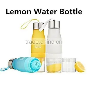 Free BPA 650ml Portable Food Grade Lemon Water Bottle With Fruit Infuser Quality Choice thumbnail-1