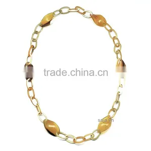 Buffalo Horn White, Buffalo Horn Jewelry, Buffalo Horn Necklace SHN-320 thumbnail-1