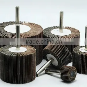 Hardware Importer Concrete Diamond Fiber Siliconed Grinding Flap Wheel With Shaft thumbnail-2