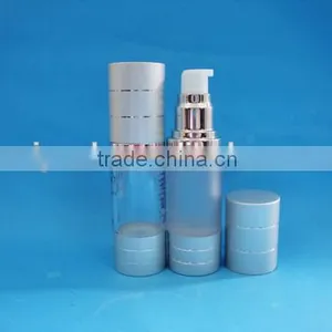 15ml 30ml 50ml Plastic Airless Bottle, Plastic Airless Pump Bottle, Acrylic Spray Airless Bottle thumbnail-1