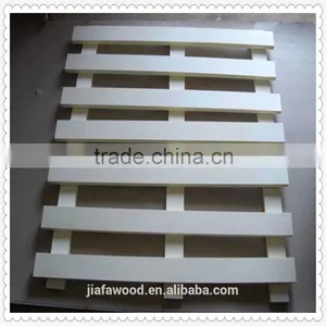 Factory Direct Sale Teak Colour Furniture King or Queen Size Wooden Bed Slats thumbnail-2