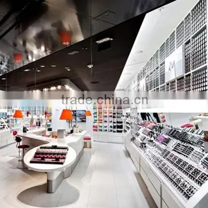 Custom Attractive Good Quality Retail Make up Store Display Makeup Station Furniture thumbnail-3