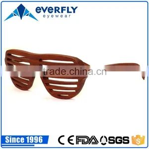 Personality Party Eyewear Frames Decorative Funny Wood Glasses China Manufacture thumbnail-2