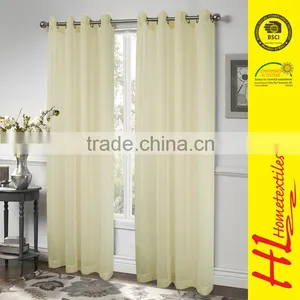 HLHT BSCI Certification Sheer Window Treatment Chiffon Curtain thumbnail-1